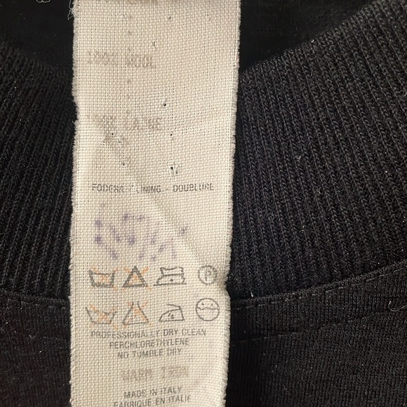 Gianni Versace Size 56 (XXL) Black Wool Shirt - Picture 3 of 6